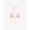 Monday Swimwear Womens Hanalei Sunrise Floral Bikini Top