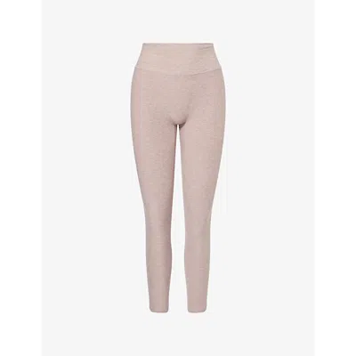 Monday Swimwear Womens Heather Mauve Acadia High-rise Gym Leggings