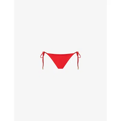 Monday Swimwear Womens Chili Pepper Le Marais Bikini Bottoms