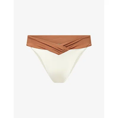 Monday Womens Ivory/caramel Marseille Bikini Bottoms