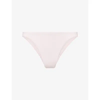 Monday Womens Powder Pink Rib Tamarama Bikini Bottoms In Multi