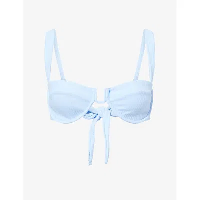 Monday Womens Sky Rib Cala Roja Underwired Bikini Top