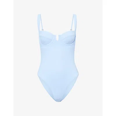 Monday Womens Sky Rib Clovelly Underwired Swimsuit