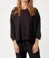 Monday12 Noga 3/4 Sweatshirt In Black In Black