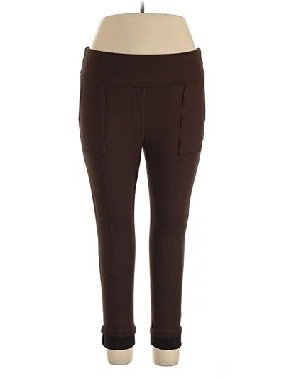 Pre-owned Mondetta Active Pants In Brown