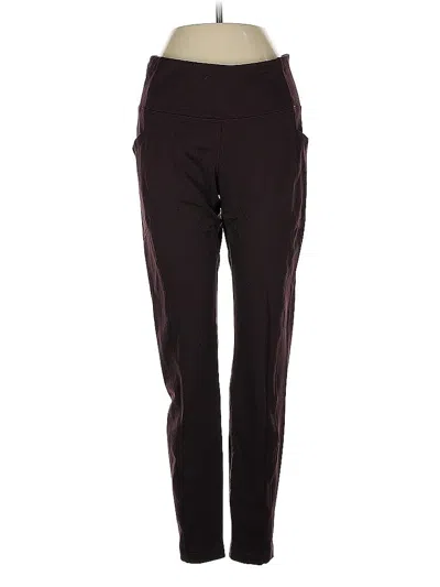 Pre-owned Mondetta Active Pants In Burgundy