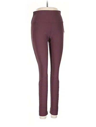 Pre-owned Mondetta Active Pants In Burgundy