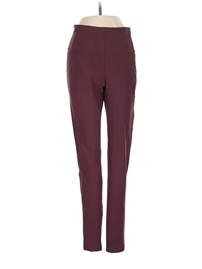 Pre-owned Mondetta Active Pants In Burgundy