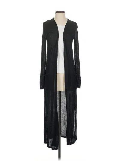 Pre-owned Mondetta Cardigan Sweater In Black