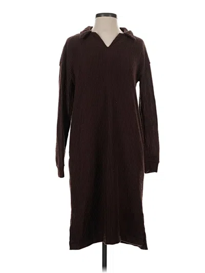 Pre-owned Mondetta Casual Dress In Brown
