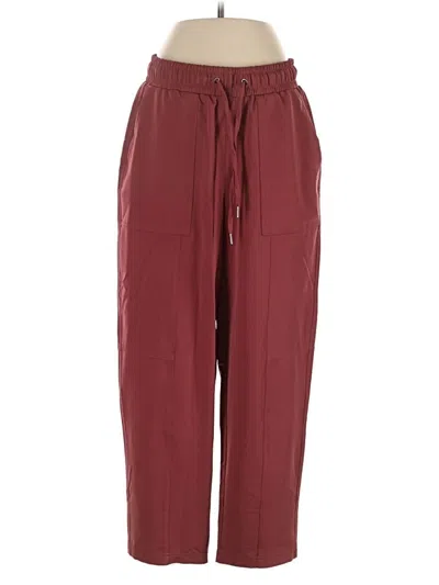 Pre-owned Mondetta Casual Pants In Burgundy