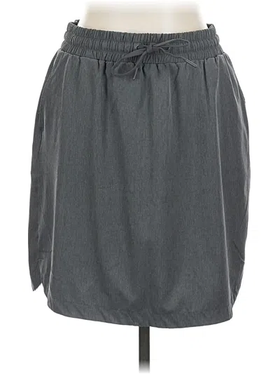 Pre-owned Mondetta Casual Skirt In Gray