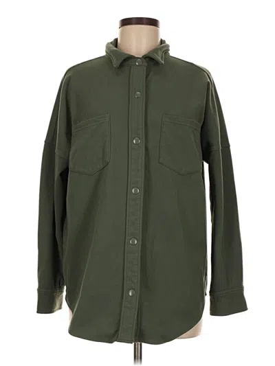 Pre-owned Mondetta Coat In Green