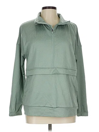 Pre-owned Mondetta Fleece Jacket In Green