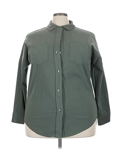 Pre-owned Mondetta Fleece Jacket In Green