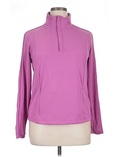 Pre-owned Mondetta Fleece Jacket In Purple