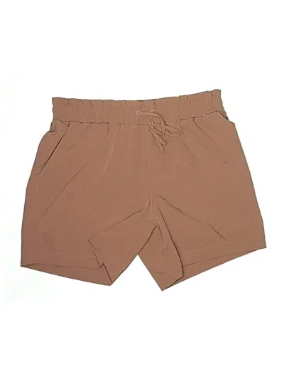Pre-owned Mondetta Khaki Shorts In Brown
