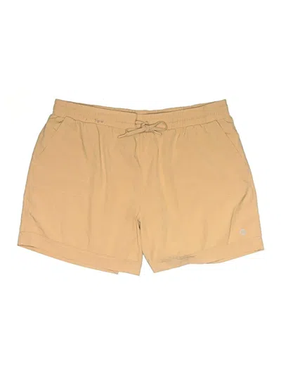 Pre-owned Mondetta Khaki Shorts In Brown