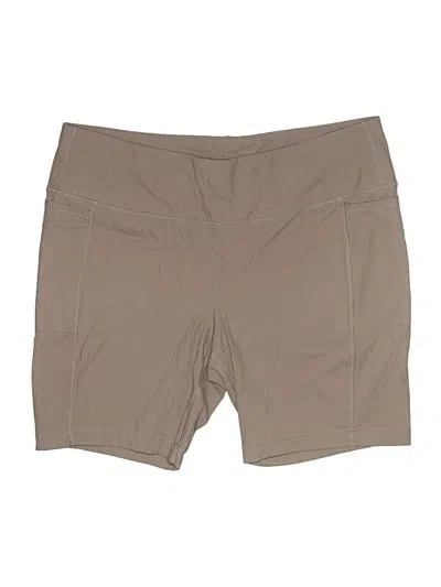 Pre-owned Mondetta Khaki Shorts In Brown