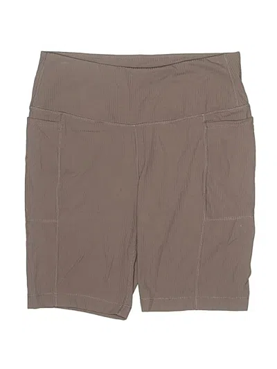 Pre-owned Mondetta Khaki Shorts In Brown