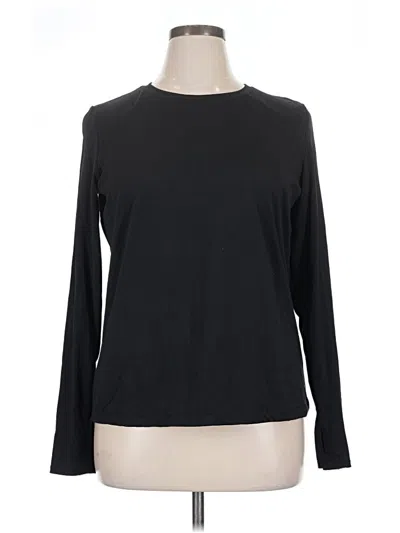 Pre-owned Mondetta Long Sleeve T-shirt In Black