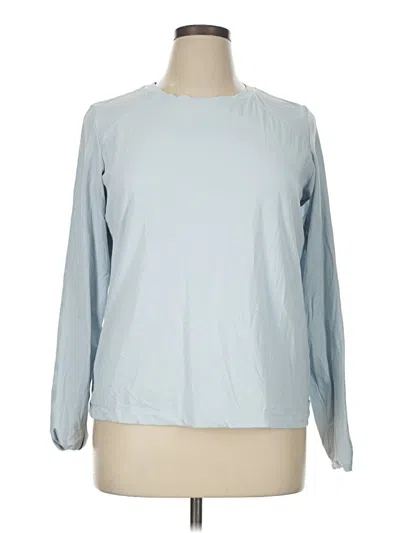 Pre-owned Mondetta Long Sleeve T-shirt In Blue