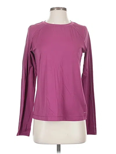 Pre-owned Mondetta Long Sleeve T-shirt In Purple