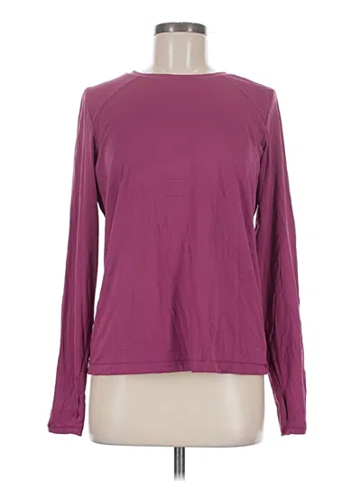 Pre-owned Mondetta Long Sleeve T-shirt In Purple