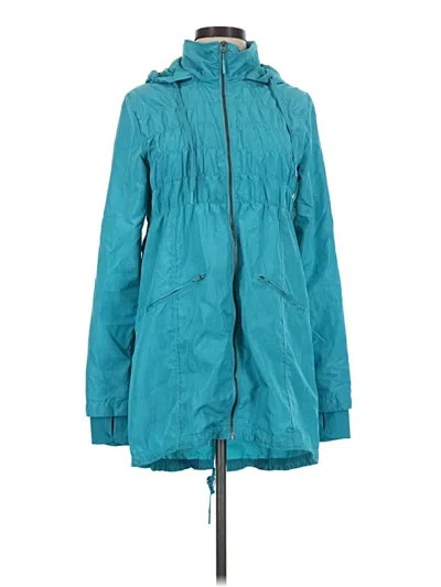 Pre-owned Mondetta Poncho In Teal