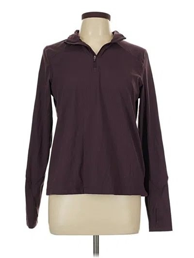 Pre-owned Mondetta Pullover Sweater In Burgundy