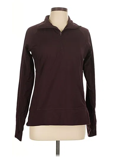 Pre-owned Mondetta Pullover Sweater In Burgundy