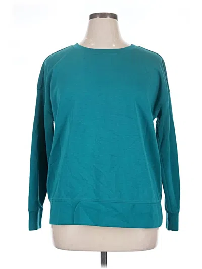Pre-owned Mondetta Pullover Sweater In Teal