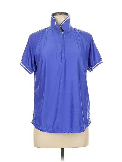 Pre-owned Mondetta Short Sleeve Polo Shirt In Blue