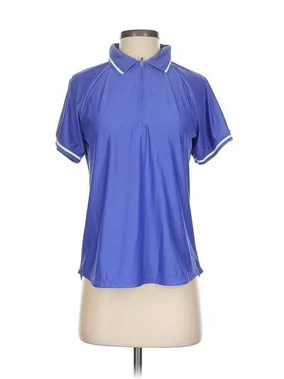 Pre-owned Mondetta Short Sleeve Polo Shirt In Blue