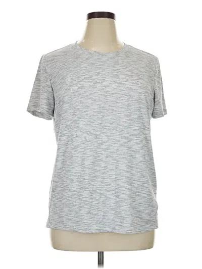 Pre-owned Mondetta Short Sleeve Top Gray Crew Neck Tops