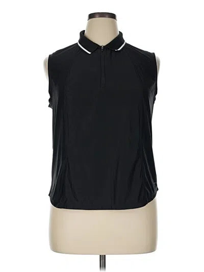 Pre-owned Mondetta Sleeveless Blouse In Black