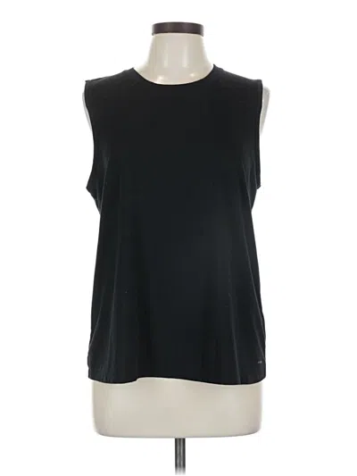 Pre-owned Mondetta Sleeveless Top Black Crew Neck Tops
