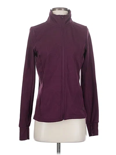Pre-owned Mondetta Track Jacket In Burgundy