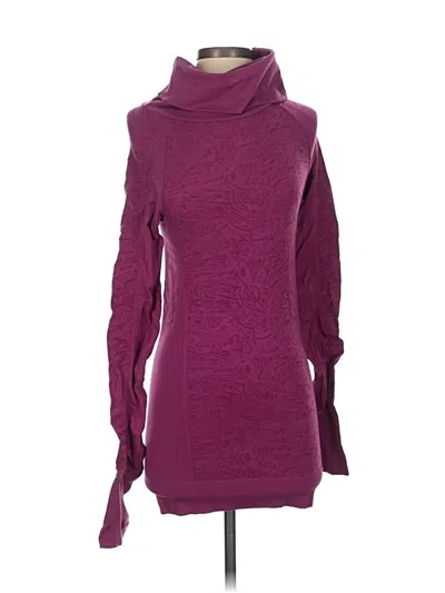 Pre-owned Mondetta Turtleneck Sweater In Purple