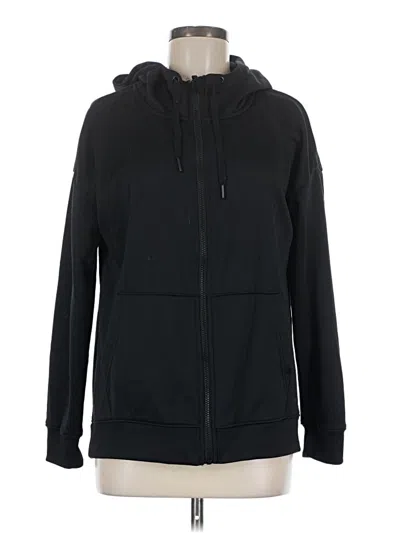 Pre-owned Mondetta Zip Up Hoodie In Black