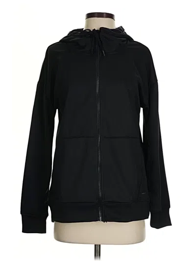 Pre-owned Mondetta Zip Up Hoodie In Black