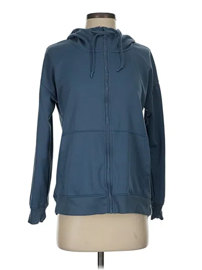Pre-owned Mondetta Zip Up Hoodie In Blue