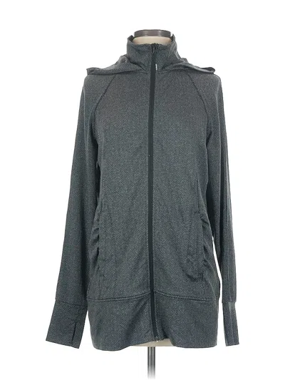 Pre-owned Mondetta Zip Up Hoodie In Gray