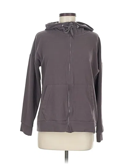 Pre-owned Mondetta Zip Up Hoodie In Gray
