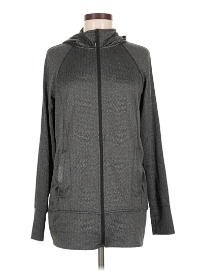 Pre-owned Mondetta Zip Up Hoodie In Gray