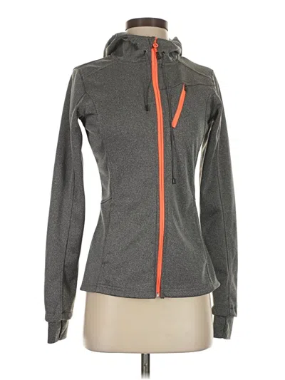 Pre-owned Mondetta Zip Up Hoodie In Gray