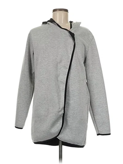 Pre-owned Mondetta Zip Up Hoodie In Gray