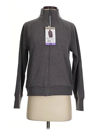 Pre-owned Mondetta Zip Up Hoodie In Gray
