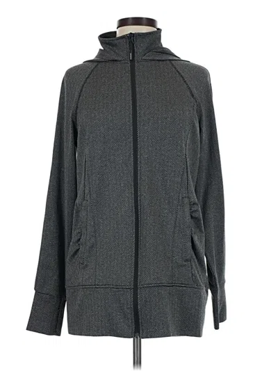 Pre-owned Mondetta Zip Up Hoodie In Gray