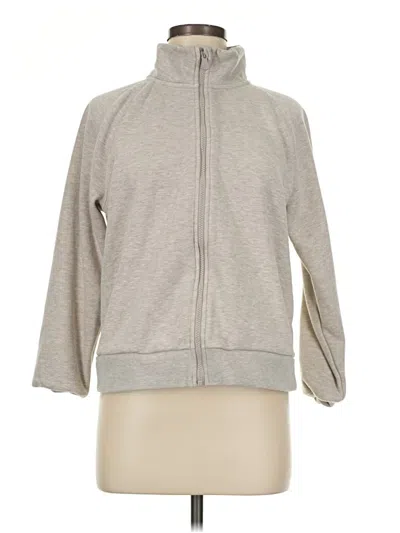 Pre-owned Mondetta Zip Up Hoodie In Gray